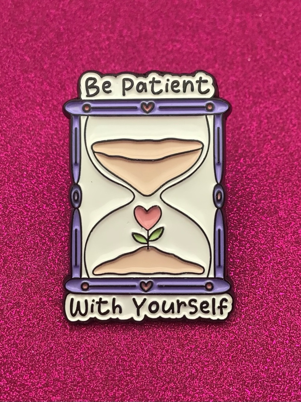 Patient Enamel Pin